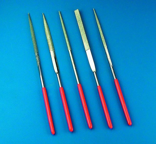 PFL6002 Set of 5 Diamond Needle Files