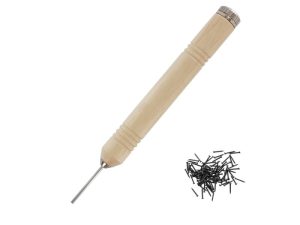 Pen Grip Pin Pusher with 100 Black Pins