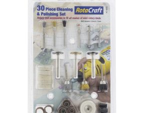 Rotacraft 30 Pce Cleaning & Polishing Set