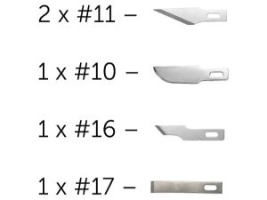 5 Assorted Blades for no.1 Knife